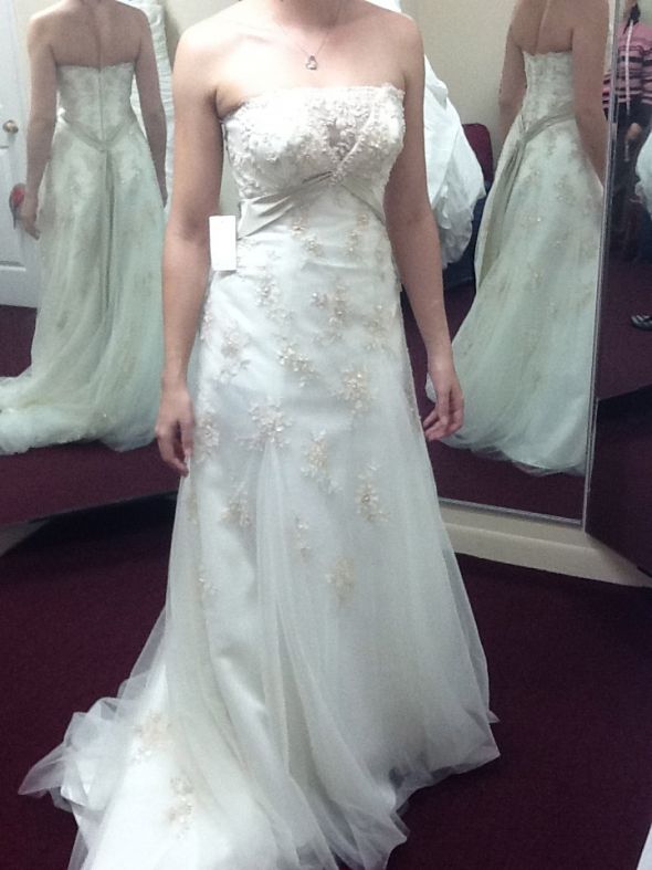 Here's my journey of dresses! Share yours! (Pic heavy) : wedding dress journey pic pics heavy plus size 1 weight loss curvy full figured 1 Wedding Dress4