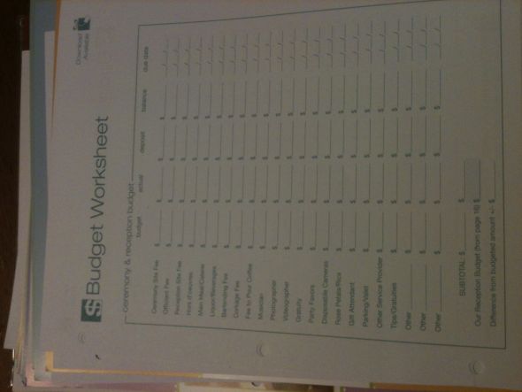 Free Wedding Planning Binder Review W/Free Postage **Pics** :  wedding free wedding planner IMG 1064