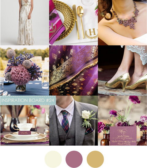 wedding august 2012 colors Bijoux Bride Wedding Inspiration Thistle Plum