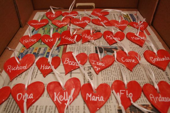 Our DIY Favor and Name Cards