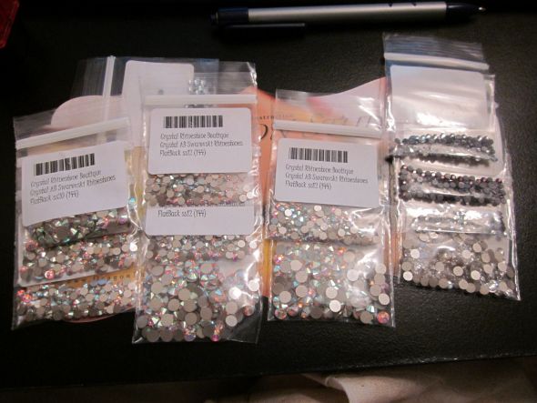 My DIY Crystal Shoes :  wedding shoes crystals swarovski bling diy Swarovski Crystals 1