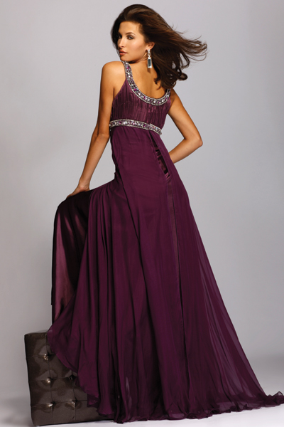 Purple Wedding Gown on Ivory Bridesmaids Dress Jewelry Shoes Bg Haute Silk Purple Gown Rear