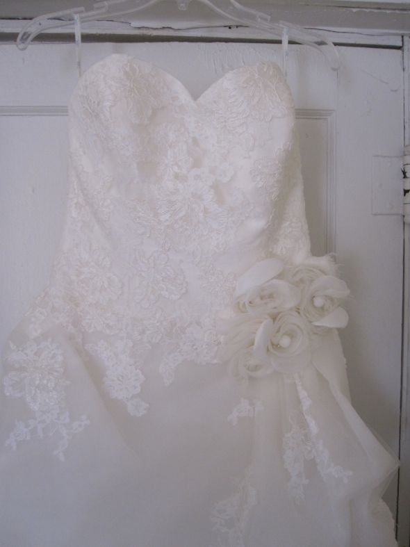 I have a brand new with tags ivory Enzoani Dalton dress for sale