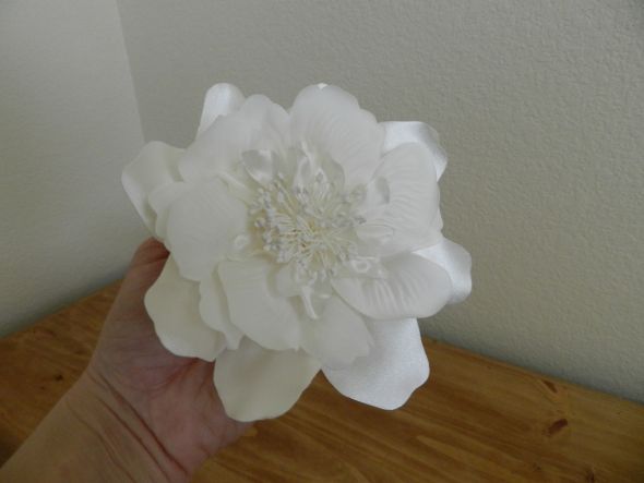 Ivory Bridal Hair Flower $25.00 For Sale : wedding hair flower dress ivory flower ceremony flowers jewelry Hair Flower
