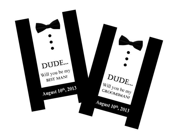 Will You Be My Best Man/Groomsman Cards