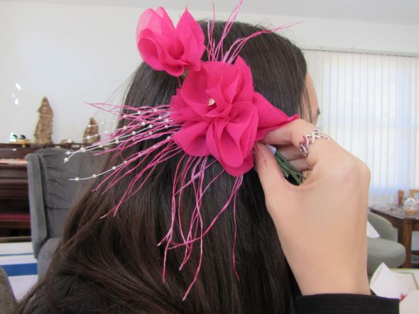 DIY Bridesmaid fascinators