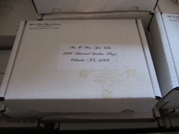 Our DIY Boxed Wedding Invitations Pic Heavy wedding invitation vintage 