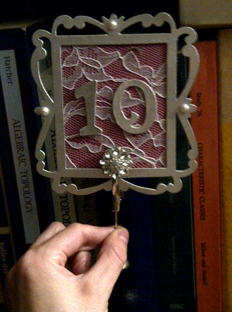 Vintage Style Table Numbers