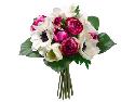 Advice on bouquets? :  wedding flowers bouquets advice CreamFuchsiaAnemoneTulipRanunculusBouquet