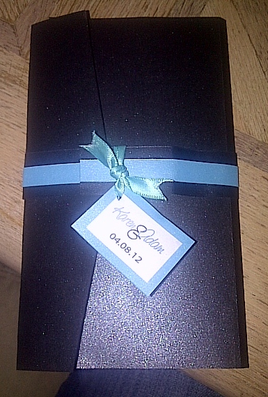 Invitations wedding teal black white invitations London 20111023 00161 