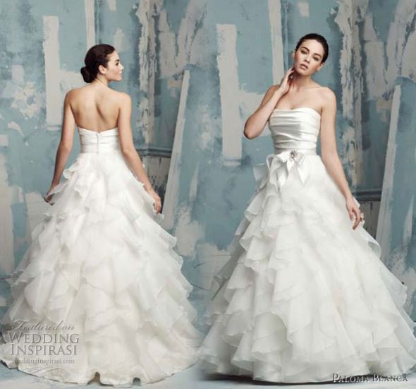 Paloma Blanca 4116 :  wedding dress Dress2