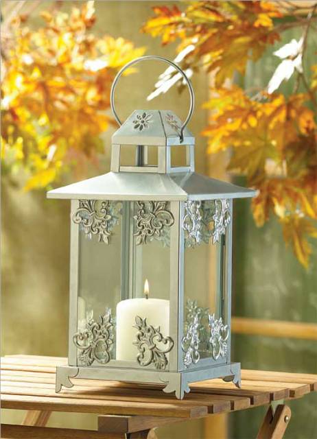 Beautiful Lanterns for your Fall Wedding or Home Decor Fleur de Lis 