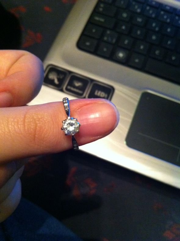 The ring that called your name! Show it off! (plus new ring porn!) :  wedding dream ring engagement ring unique ring proposal Forlovelse 023 2