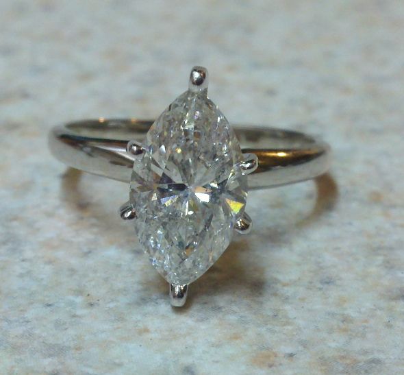 What style is your engagement ring? :  wedding rings engagement ring styles solitaire halo three stone 1 215 ct round center diamond 6 prong platinum setting eternity band 100811154659