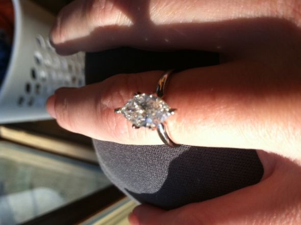 Is getting a used diamond realy that big of a deal? :  wedding Five