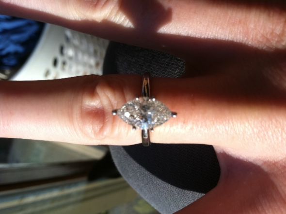 Marquise & Pear e-rings..show them off!!! RING PORN :  wedding wedding rings engagement rings rings marquise pear unique Two