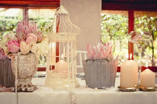 Colors? Purple and.... : wedding colors purple winter wedding 2012 1 BirdcageCandlesPearls