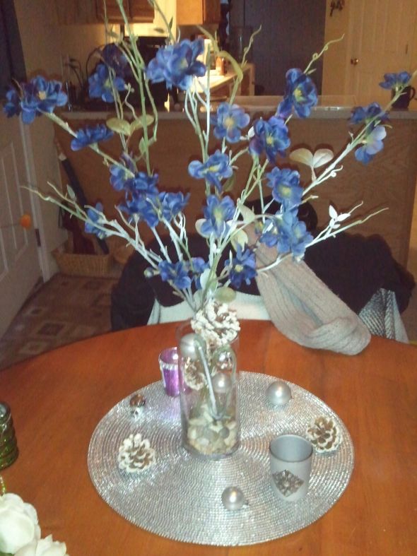 Feedback Please - 3 Alternating Centerpieces for Rectangular Tables :  wedding centerpieces reception decor diy ShortenedBlossoms2