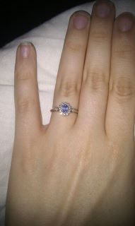 Oval Halo Engagement Ring :  wedding 298807 10150932252190145 714810144 21422211 796130158 N
