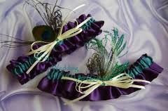PURPLE, CHARCOAL, AND PEACOCK! : wedding peacock purple grey teal Image 9