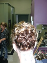 Only 3 freak out moments - so I would say it was a success! Non Pro Pic Heavy :  wedding red white silver redneck black country lace tent water Hair