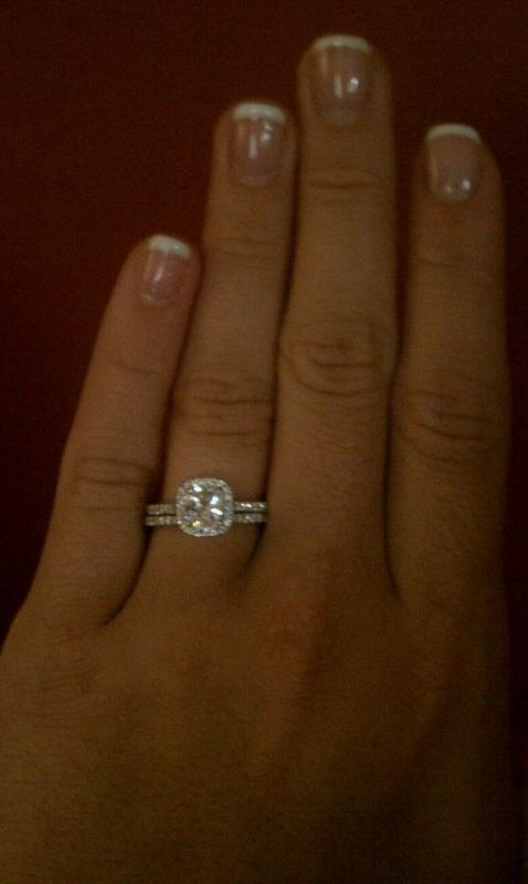 If you've taken new pictures of your ring, post 'em here! :  wedding Cushionhalo