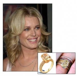 For Fun : Celebrity Ring Envy, Who's yours? :  wedding ring envy ring crush dream ring just for fun ring porn celebrity Rebecca Romijn Engagement RIng 300x296