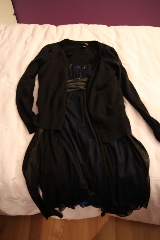 HELP! I have a dress with little sequins on top! Is it appropriate to wear? :  wedding guest wedding attire sequins IMG 5124