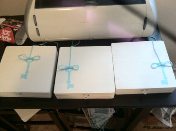 Update: Finished product be my maid boxes :  wedding bridesmaid gift Bmbox1