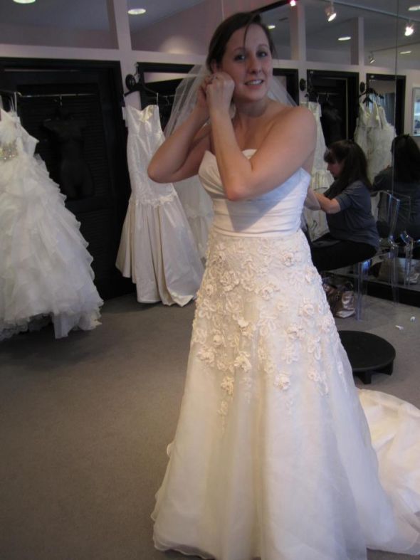 I finally found her! (pic heavy) :  wedding dress watters georgia Mydress