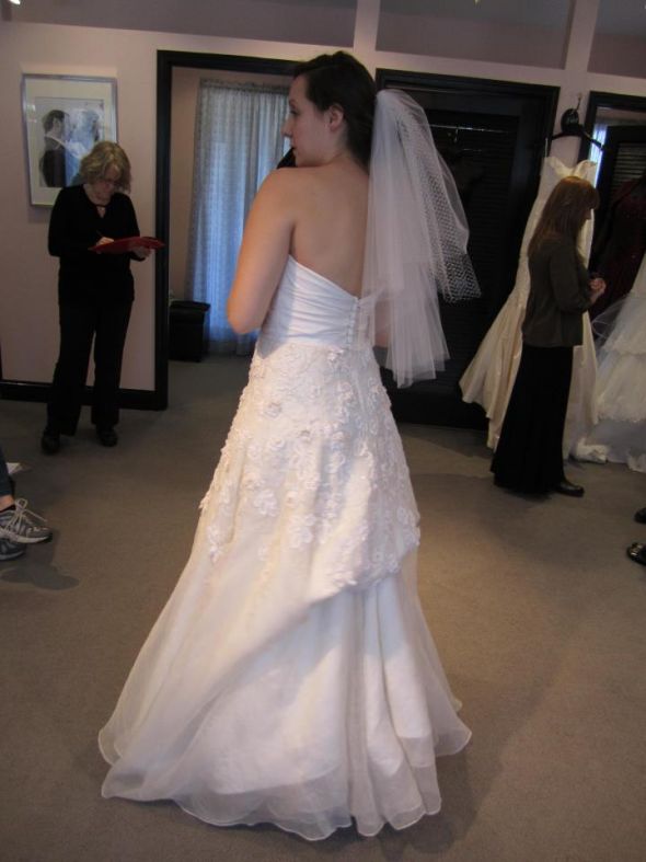 I finally found her! (pic heavy) :  wedding dress watters georgia Mydress4