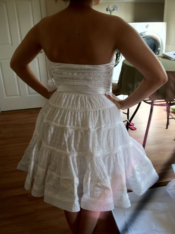 My reception dress is here!!! :  wedding dress reception Recdress3
