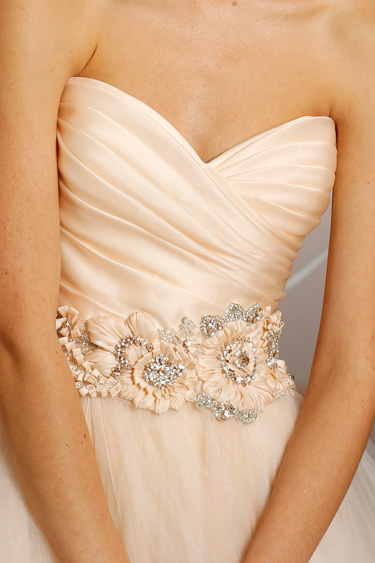 I'm down to two! Help me choose my bridesmaid dress to complement wedding gown! :  wedding lazaro 3108 bridesmaids amsale slate bill levkoff euro taupe Lazaro3108
