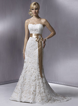 Any ladies alter their dresses to make it look different? :  wedding S5229