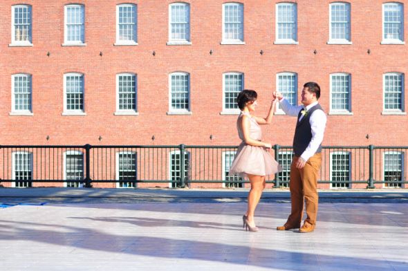 Gallery of the Day :  wedding features Dance Dance with me :  wedding city hall wedding dress Dance 