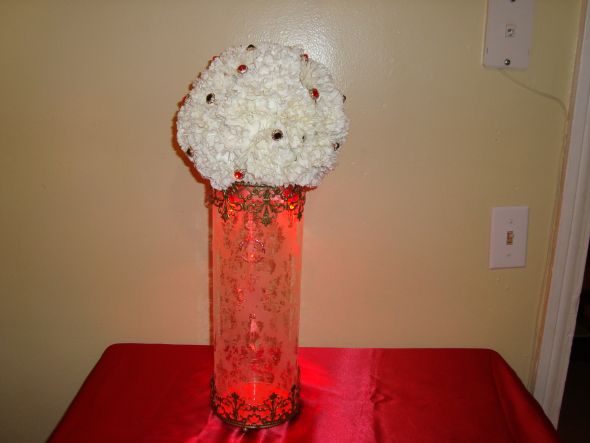 my trial DIY centerpieces...be bruta