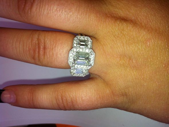 Help with wedding band! :  wedding rings halo ring wedding band Ring