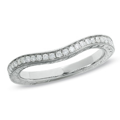 Help with wedding band! :  wedding rings halo ring wedding band Band