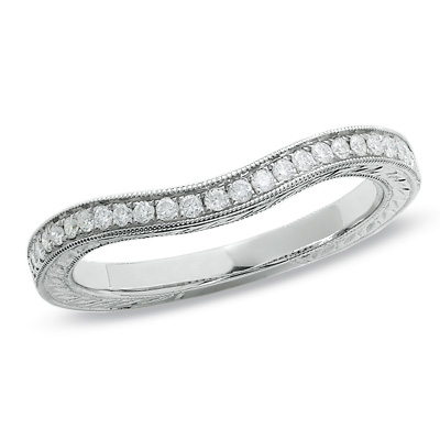 Help with wedding band! :  wedding rings halo ring wedding band Band5