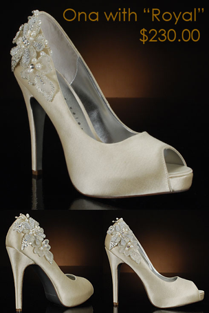 [Poll] Which shoes go with my dress? Please help! :  wedding shoes dress fashion Screen Shot 2012 01 25 At 12.24.37 AM
