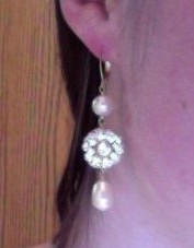 Show me your earrings?! :  wedding earrings accessories Photo On 1 4 12 At 7.50 PM