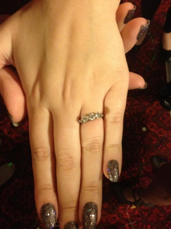 show me your three-stone e-rings! :  wedding three stone ring three stone radiant cut Ring4