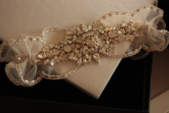 I could wear just my garter that day and be happy! I LOVE it!!!! :  wedding garter etsy garter Il 570xN 297634441