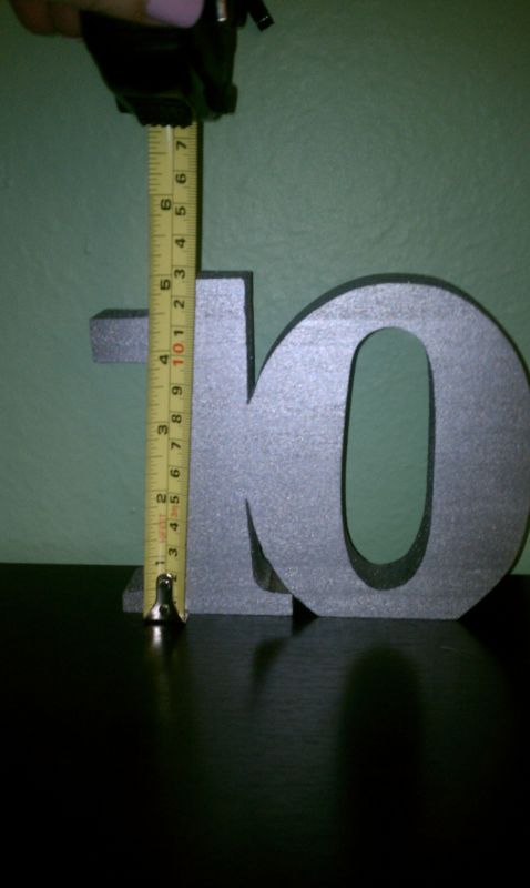 Silver Wooden Table Numbers :  wedding silver reception table numbers IMAG0849