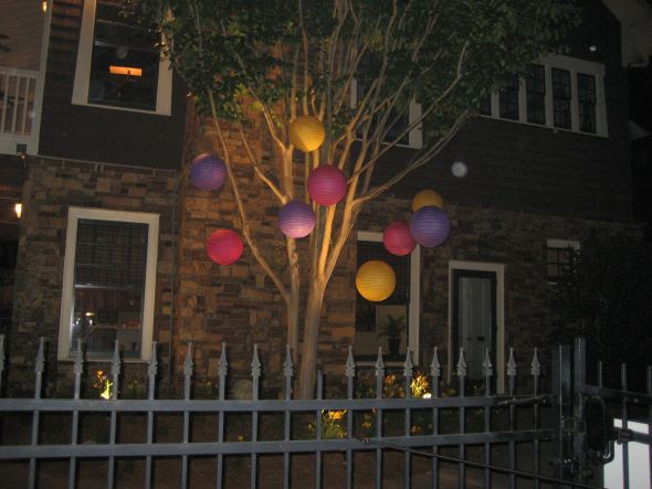 Chinese Lanters @ Reception :  wedding reception chinese lantern decorations IMG 0006