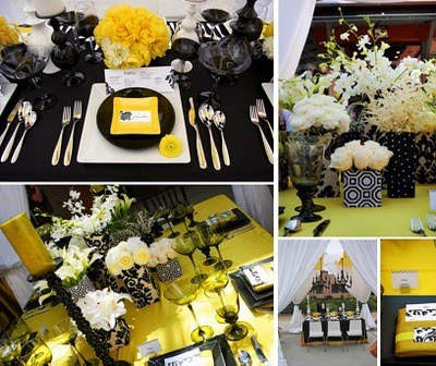 What about a a more eyecatchy Yellow wedding Which definetely looks glam 