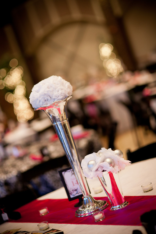Tissue Flowers for centerpieces