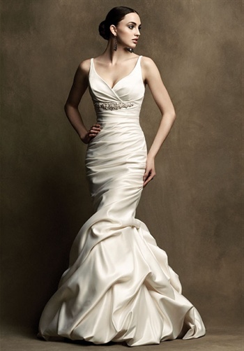Mermaid & Trumpet Gowns! :  wedding mermaid trumpet gown dress comfort 1610 Mikaella