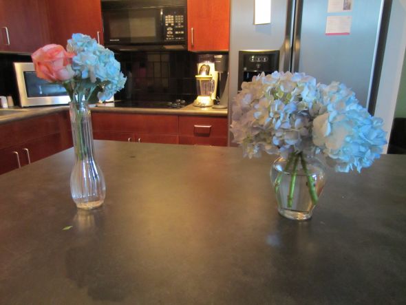  wedding centerpieces for rectangular table hydrangeas and roses 