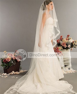 Buyers Remorse Bees Please Help!!!! :  wedding dress veil Bridal Wedding Veils Chapel Length Yarn 2801243 Yfbig